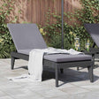 Vidaxl ligbed 186x60x29 cm polypropeen antracietkleurig