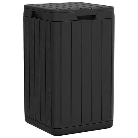 Vidaxl Gartenabfallbehälter 38x38x65 cm Polypropen -Anthrazit -gelöscht