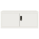 Vidaxl archiefkast 90x40x40 cm staal wit