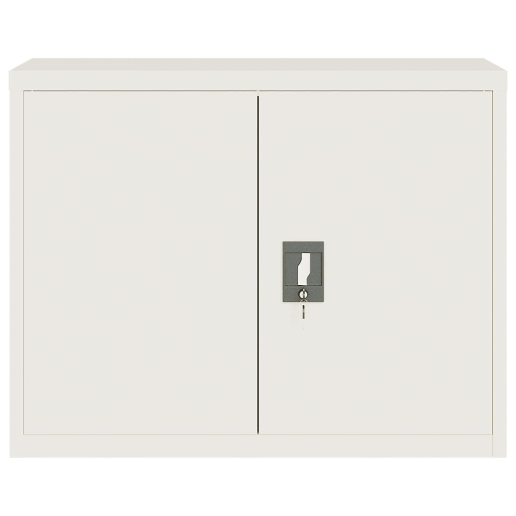Vidaxl archiefkast 90x40x70 cm staal wit