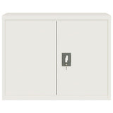 Vidaxl archiefkast 90x40x70 cm staal wit