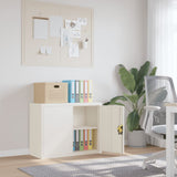 Vidaxl archiefkast 90x40x70 cm staal wit