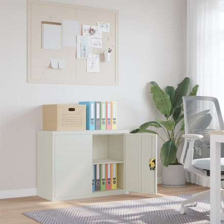 Vidaxl archiefkast 90x40x70 cm staal lichtgrijs