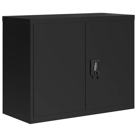 Vidaxl archiefkast 90x40x70 cm staal zwart