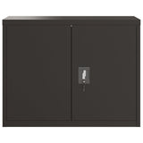 Vidaxl archiefkast 90x40x70 cm staal zwart