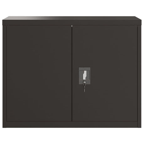Vidaxl archiefkast 90x40x70 cm staal zwart