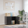 Vidaxl archiefkast 90x40x70 cm staal zwart