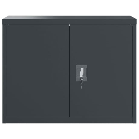 Vidaxl archiefkast 90x40x70 cm staal antracietkleurig