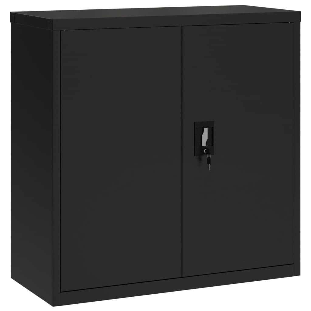 Vidaxl archiefkast 90x40x90 cm staal zwart