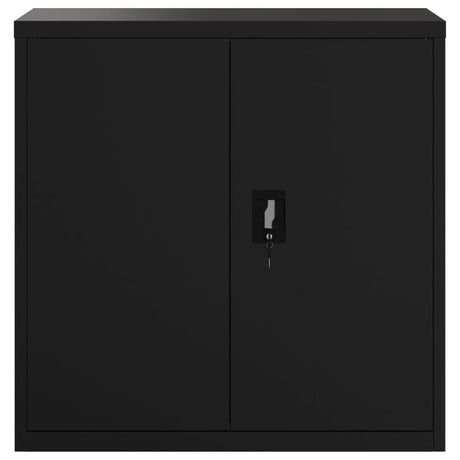 Vidaxl archiefkast 90x40x90 cm staal zwart