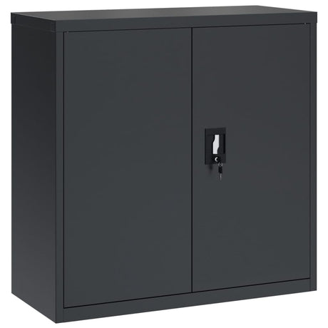 Vidaxl archiefkast 90x40x90 cm staal antracietkleurig