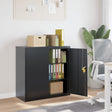 Vidaxl archiefkast 90x40x90 cm staal antracietkleurig