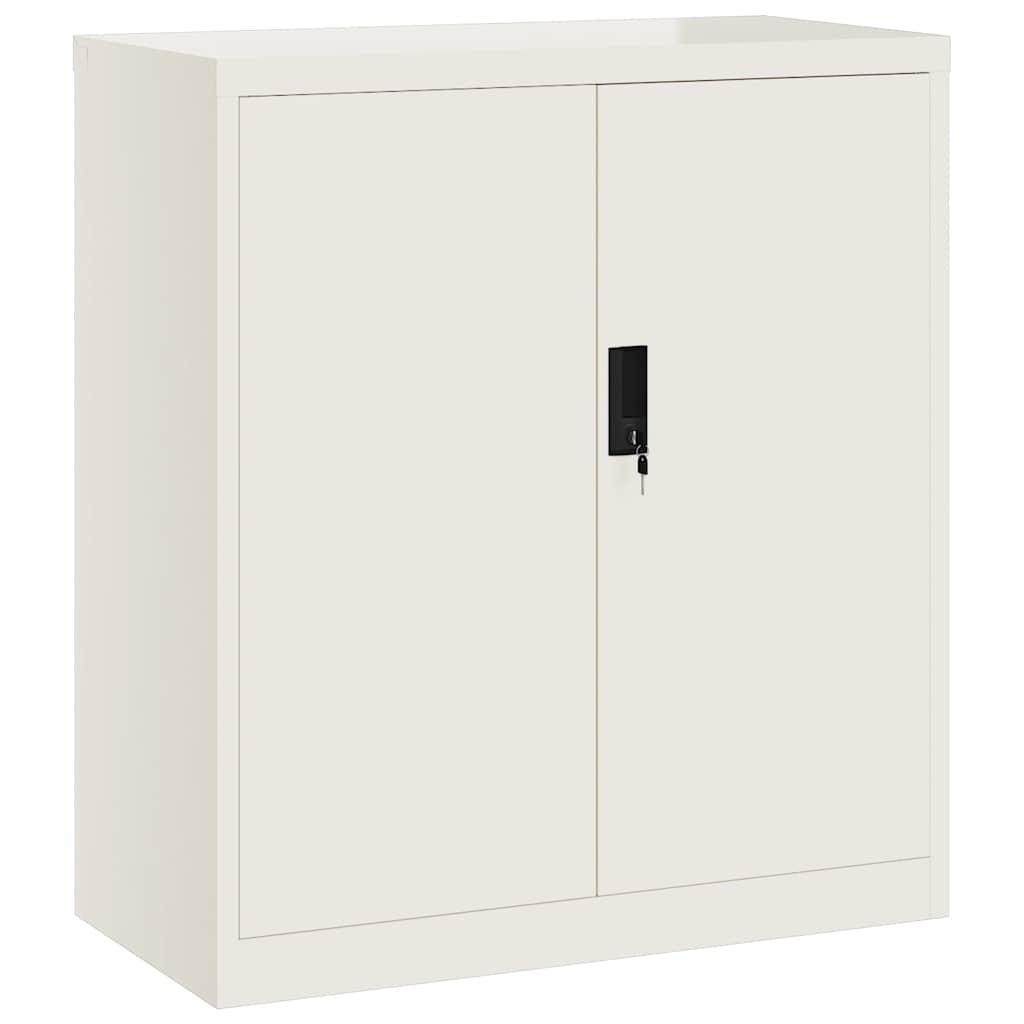 Vidaxl archiefkast 79x40x90 cm staal wit