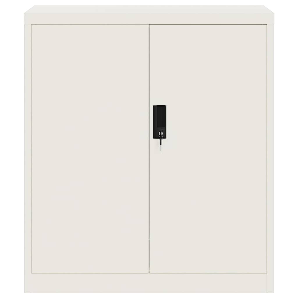 Vidaxl archiefkast 79x40x90 cm staal wit