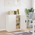 Vidaxl archiefkast 79x40x90 cm staal wit