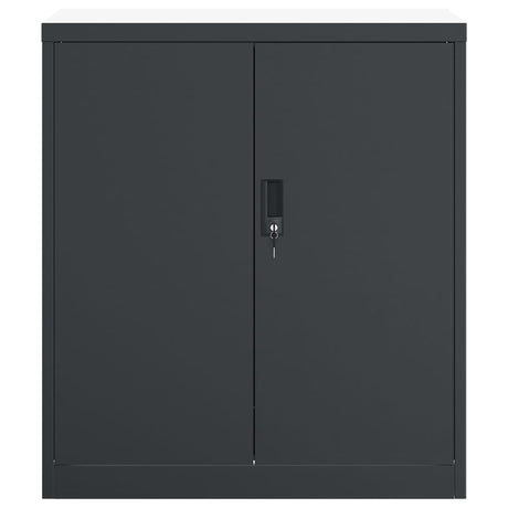Vidaxl archiefkast 79x40x90 cm staal antracietkleurig