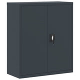 Vidaxl archiefkast 90x40x105 cm staal antracietkleurig