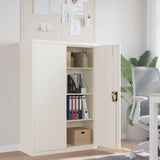 Vidaxl archiefkast 90x40x140 cm staal wit