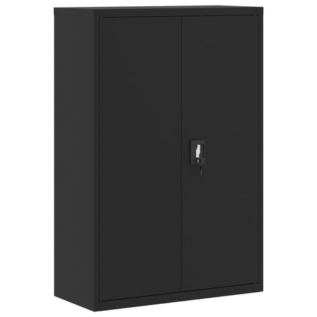 Vidaxl archiefkast 90x40x140 cm staal zwart
