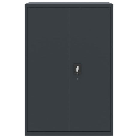 Vidaxl archiefkast 90x40x140 cm staal antracietkleurig