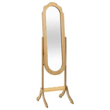 Vidaxx-Spiegel freistehend 45,5 x 47,5 x 160 cm, fertiges Holz