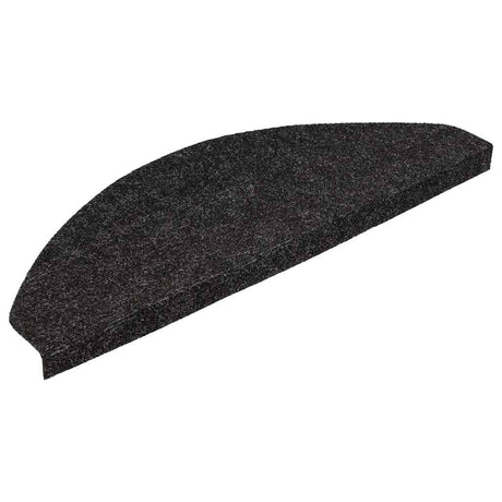 VIDAXL -Treppenmatten Selbstadhäsiv 10 PCs 65x22.5x3.5 cm Anthrazit -Colored