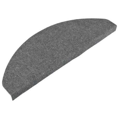 Vidaxl -Treppenmatten Selbstadhäsiv 10 ST 65x22.5x3,5 cm Grau