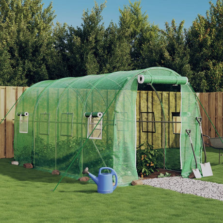 VidaXL Gartengewächshaus mit Stahlrahmen 8 m² 4x2x2 m