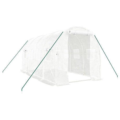VidaXL Gartengewächshaus mit Stahlrahmen 8 m² 4x2x2 m