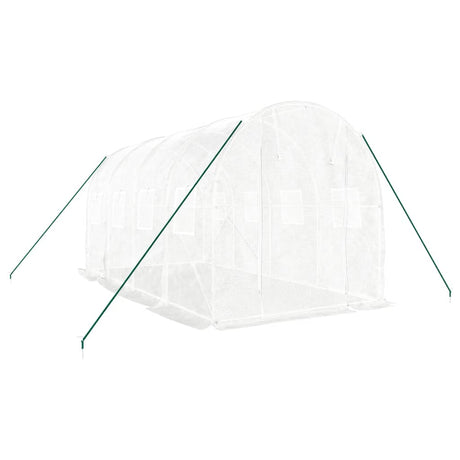 VidaXL Gartengewächshaus mit Stahlrahmen 8 m² 4x2x2 m