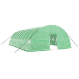 VidaXL Gartengewächshaus mit Stahlrahmen 60 m² 10x6x2,85 m grün