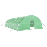 VidaXL Gartengewächshaus mit Stahlrahmen 72 m² 12x6x2,85 m grün