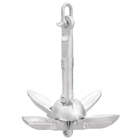 Vidaxx Anker faltbar 0,7 kg feuerverzinktes Gusseisen silber