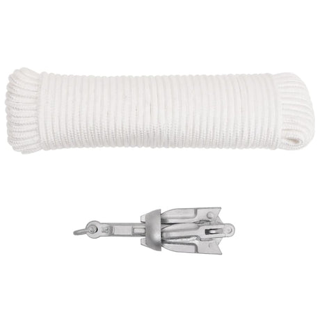 Vidaxx-Anker mit faltbarem Seil 0,7 kg aus feuerverzinktem Gusseisen
