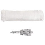 Vidaxx-Anker mit faltbarem Seil 0,7 kg aus feuerverzinktem Gusseisen