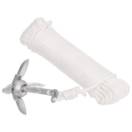 Vidaxx-Anker mit faltbarem Seil 0,7 kg aus feuerverzinktem Gusseisen