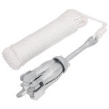 Vidaxx Anker mit Seil faltbar 4 kg feuerverzinktes Gusseisen