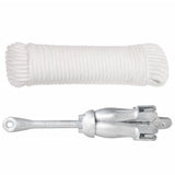 Vidaxx Anker mit Seil faltbar 4 kg feuerverzinktes Gusseisen