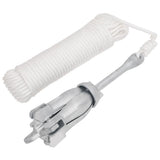 Vidaxx Anker mit Seil faltbar 6 kg feuerverzinktes Gusseisen
