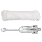 Vidaxx Anker mit Seil faltbar 6 kg feuerverzinktes Gusseisen