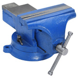 VidaXL Schraubstock 125 mm Gusseisen blau