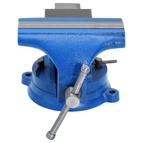 VidaXL Schraubstock 150 mm Gusseisen blau