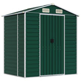 VidaXL Gartenhaus 191x130x198 cm verzinkter Stahl grün