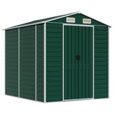 VidaXL Gartenhaus 191x215x198 cm verzinkter Stahl grün
