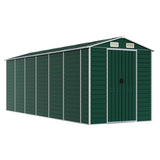 VidaXL Gartenhaus 191x555x198 cm verzinkter Stahl grün