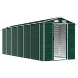 VidaXL Gartenhaus 191x555x198 cm verzinkter Stahl grün
