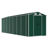 VidaXL Gartenhaus 191x640x198 cm verzinkter Stahl grün