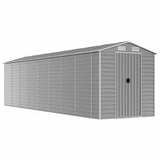 VidaXL Gartenhaus 191x725x198 cm verzinkter Stahl hellgrau