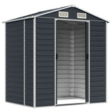 VidaXL Gartenhaus 191x130x198 cm verzinkter Stahl Anthrazit