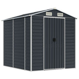 VidaXL Gartenhaus 191x215x198 cm verzinkter Stahl Anthrazit